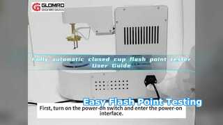 Tutorial for Using the Fully Automatic Closed Cup Flash Point Tester