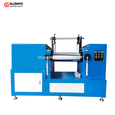 Table Type Plastic Rubber Silica Gel Open Mixing Machine Two Roller