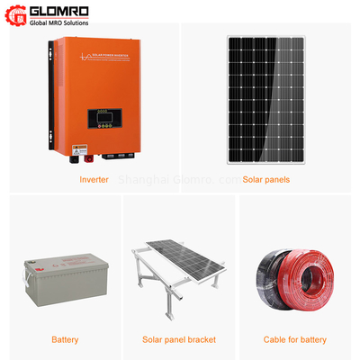 Home Solar Energy System Grid Tied Solar Power System 3Kw 5Kw 6Kw 8Kw 10Kw