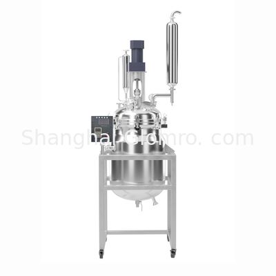 Chemical Laboratory Reaction Kettle High Temperature Stainless Steel Double-Layer 600RPM