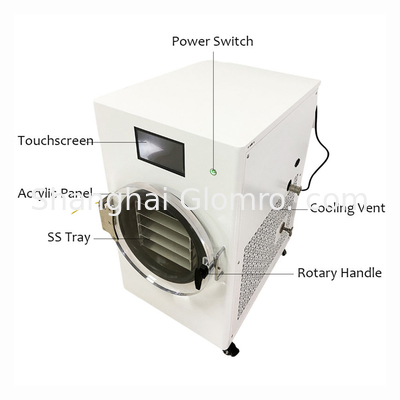 Industrial Lab Home Mini Freeze Dryer Instant Coffee Herb Flowers Food Lyophilizer