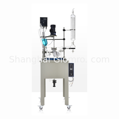 High Precision Glass Stirrer Reactor Laboratory Single Layer Chemical Glass Reactor