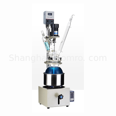 High Precision Glass Stirrer Reactor Laboratory Single Layer Chemical Glass Reactor