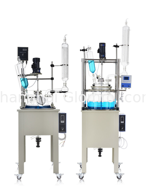 High Precision Glass Stirrer Reactor Laboratory Single Layer Chemical Glass Reactor