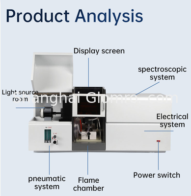 Physical and chemical analysis equipment, flame atomic absorption flame spectrophotometer