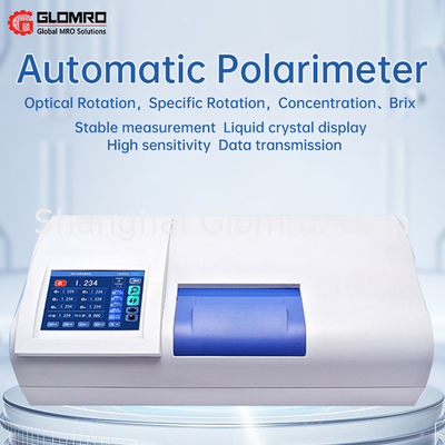 High Accuracy 0.001-0.004 Digital Touch Screen Laboratory Sugar Automatic Polarimeter