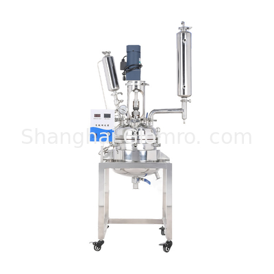 20L Automatic Lifting Stainless Steel Jacketed Reactor for Food and Chemical Industry