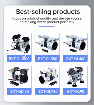 Silent Oil-free Piston Vacuum Pump For AC 110V Or 220V Environments Original Product