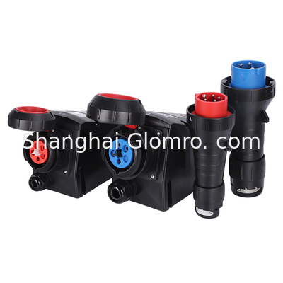 ATEX 16A 4 Pin Male And Female Waterproof Industrial Plug Socket 220V 380V