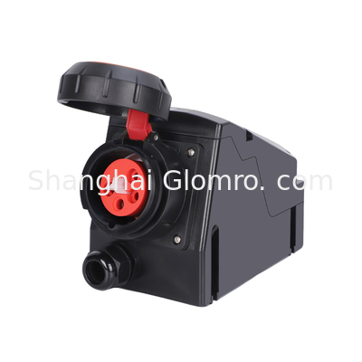 Explosion Proof Industrial Socket And Plug Ip66 380v 6h 3P+E 4pin-5pin 125A 