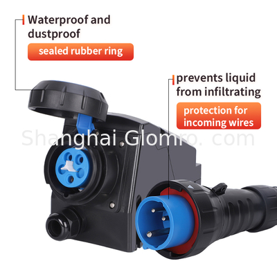 ATEX Industrial Plug And Socket Price Red Waterproof Ip67 Female Plug Connector