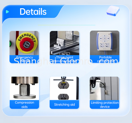 Laboratory-specific fully automatic computer-controlled tensile testing machine