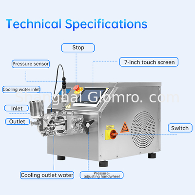 Micro ultra High Pressure Nano Homogenizer for Cosmetic