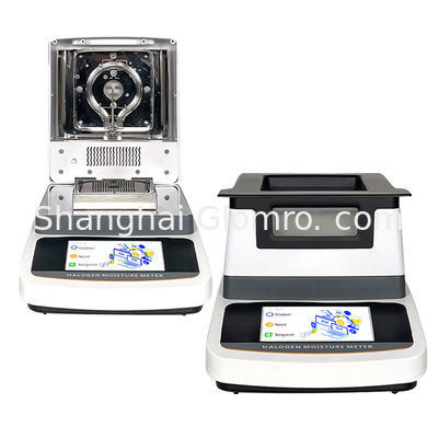 High Precision Halogen Moisture Analyzer For Food Chemical Grain Plastic Laboratory Equipment Fast Results 0.001g Accuracy