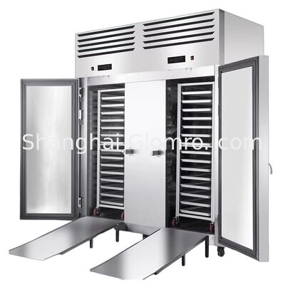 Ultra-low Temperature -80℃/ -45℃ Best Selling 15 to 80 Trays Trolley Blast Freezer Cabinet Condensing Unit Blast Freezer