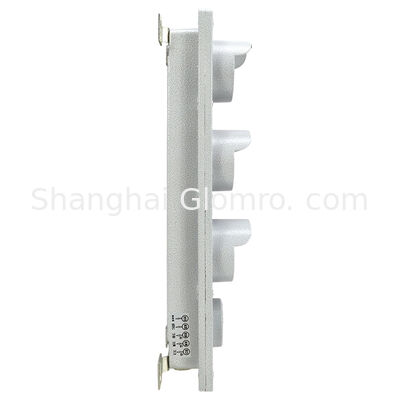 Flameproof Sliding Contact Line Indicator IP66 WF1 AC220/380V Red Yellow Green LED Phase Status Warning Lamp