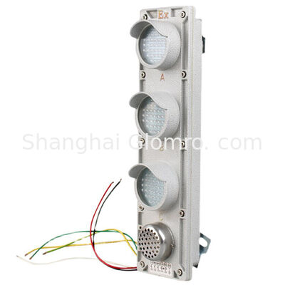 Acousto-Optic Explosion Proof Trolley Line Indicator Exd IIC T6 IP66 WF1 AC220V/380V 3 Phase Phase Loss Alarm Warning Light