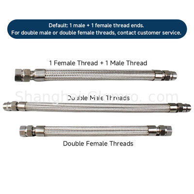 304 Stainless Steel Explosion-Proof Flexible Connection Hose DN25 Conduit Metal Hose Stainless Steel Corrugated Pipe