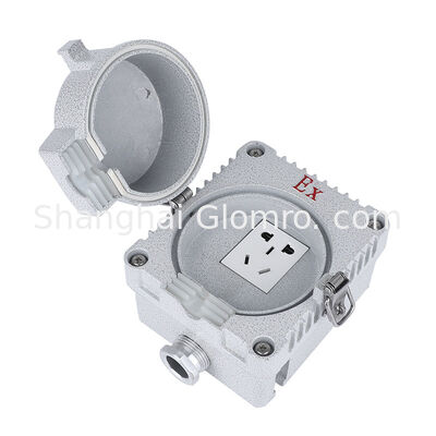 Explosion Proof Wall Socket IP66 Aluminum Alloy Industrial Flameproof Socket 10A 16A 3/5 Holes AC220V