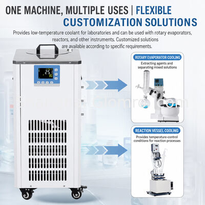 30L effective volume low temperature cooling liquid circulation pump -10℃ to -60℃ laboratory digital display constant temperature refrigerated water bath tank, rotary evaporator matching reaction bath