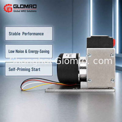 BAXIT PM23523‑86 DC24V Diaphragm Gas Sampling Pump, Corrosion‑Resistant PTFE Diaphragm, Low Noise Self‑priming for CEMS Flue Gas Analysis