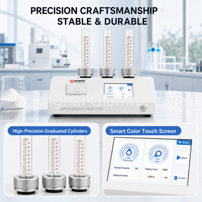 Automatic Tapped Density Analyzer Powder Tapped Density Tester for Cement Talcum Powder Coating Powder Test