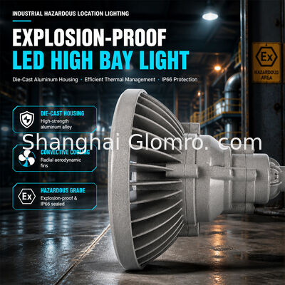 20W~120W Round LED Explosion-Proof Lamp IP66 Industrial Anti-Corrosion Explosion Resistant Lighting Fixture
