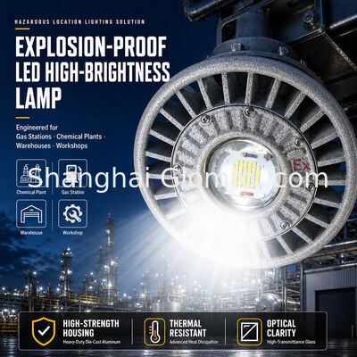 20W~120W Round LED Explosion-Proof Lamp IP66 Industrial Anti-Corrosion Explosion Resistant Lighting Fixture
