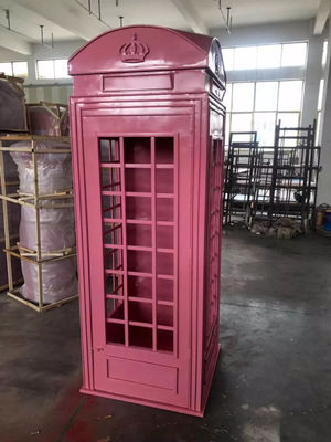 Steel Structure Public Antique Green Phone Booths