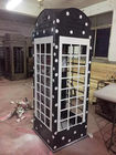 Steel Structure Public Antique Green Phone Booths