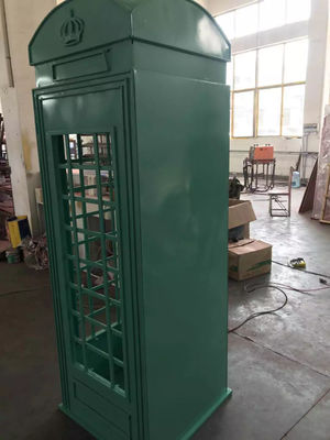 Plated Steel Structure Public Antique Phone Booths