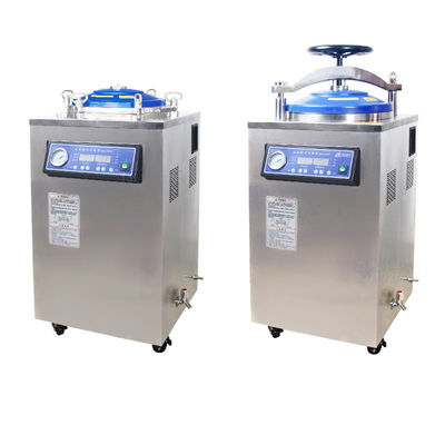 Automatic Autoclave Vertical Pressure Steam Sterilizer 50L Leakage Protection