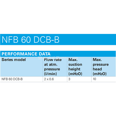 KNF Diaphragm Liquid Pump NFB 60 DCB-B Micro Vacuum Liquid Pump