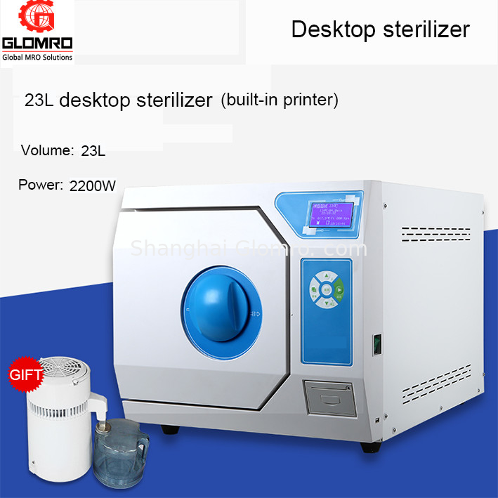 LCD Desktop Drying Sterilizer Pulsating Three Times Pre Vacuum Disinfection Cabinet