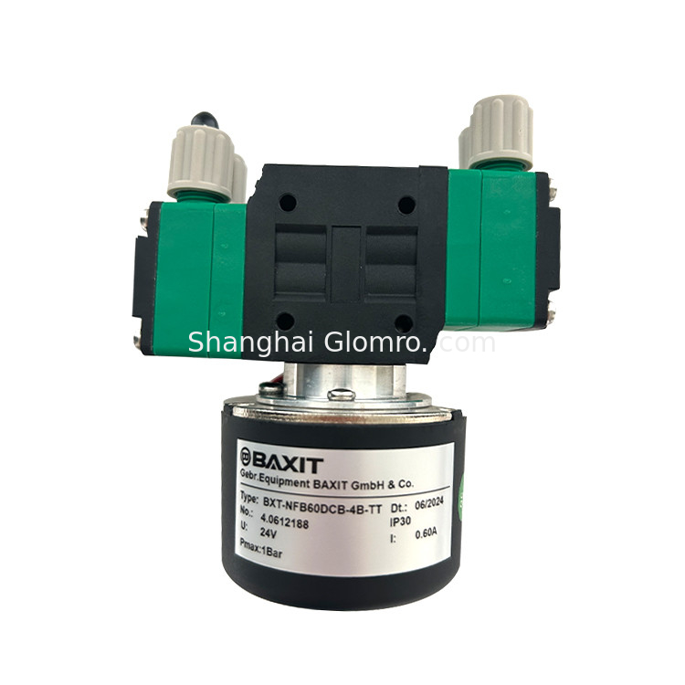 24V brushless diaphragm pump Double head oil-free vacuum air pump flow rate 1400ml/min