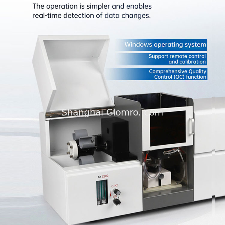 AAS Atomic Absorption Spectrophotometer 180 - 900nm for Metal Analysis Graphite Furnace Atomic Absorption Spectrometer