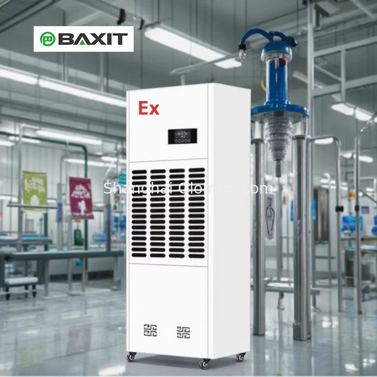 Large Capacity 192L Explosion-proof Indoor / Outdoor Air Dryer Commercial Dehumidifier Industrial For Cotton Mill Warehouse