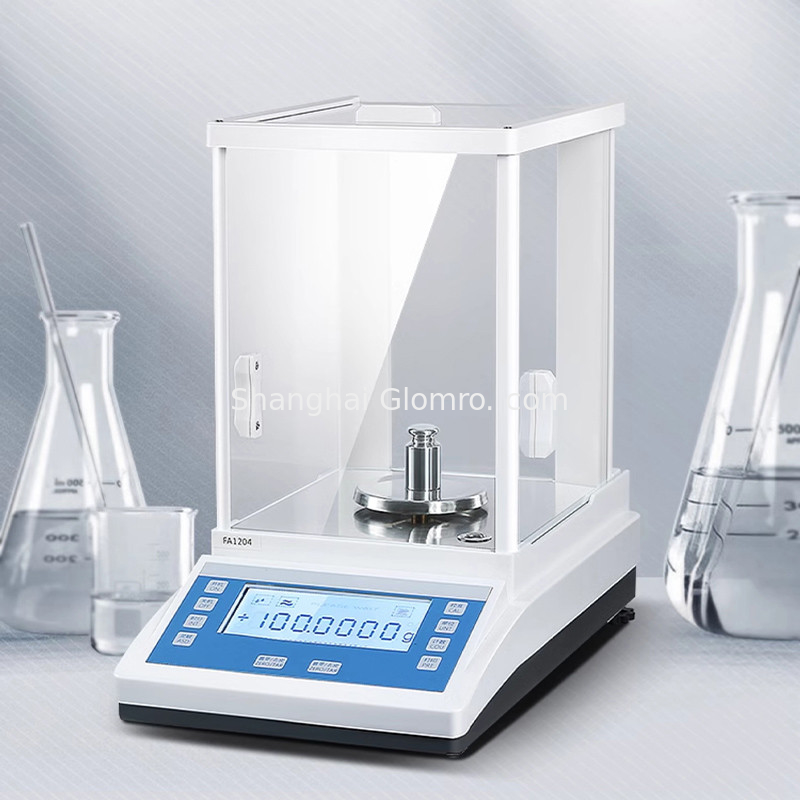 Precision 0.0001g Laboratory Testing Equipment with Electromagnetic Force Sensor and 200g Standard Calibration Weight