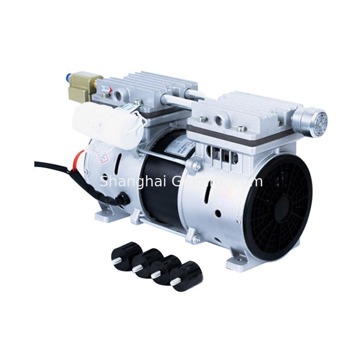 Economical With Fast Pumping Speed  High Power Output Oil-free Piston Vacuum Pump