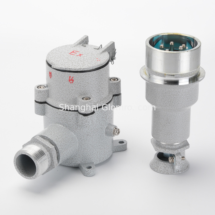 ATEX 16A 220V Explosion-Proof Plug 3P+N IP66 Industrial Socket