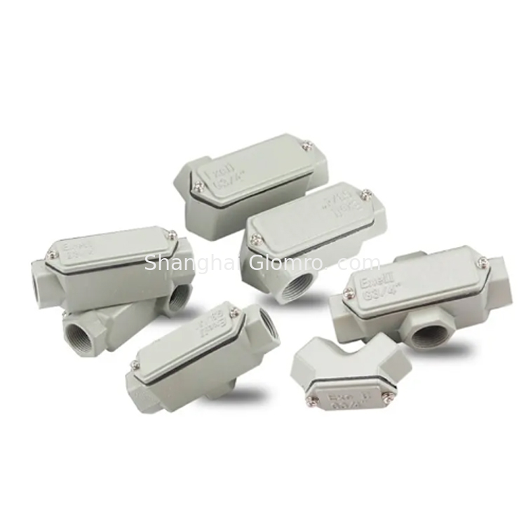 DN15 20 25 32 50 Three-Way Straight-Through Four-Way Elbow Threading Explosion-proof Threading Box