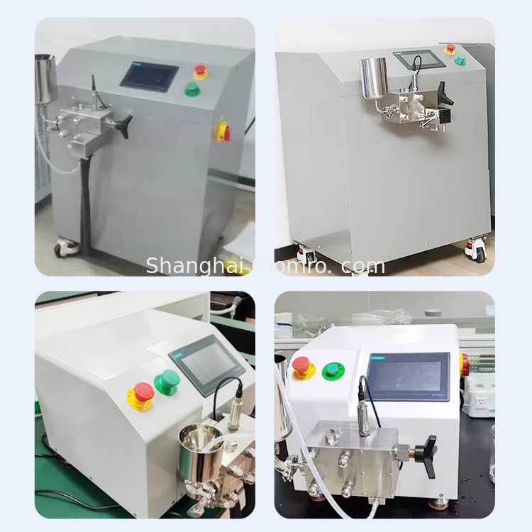 Small Mixer Ultra High Shear Emulsifier High Pressure Homogenizer Laboratory
