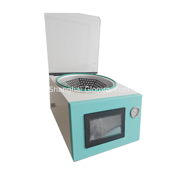 Maximum rotational speed: 2000 revolutions per minute. Low-speed benchtop centrifuge/vacuum concentrator, suitable for laboratory use.