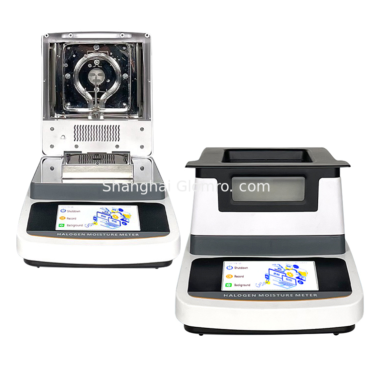 High Precision Halogen Moisture Analyzer For Food Chemical Grain Plastic Laboratory Equipment Fast Results 0.001g Accuracy