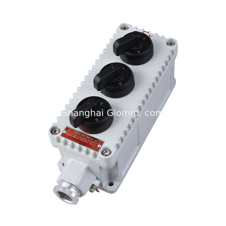 Factory Direct Price Explosion-proof Control button Station with 1 to 4 Knobs Combination