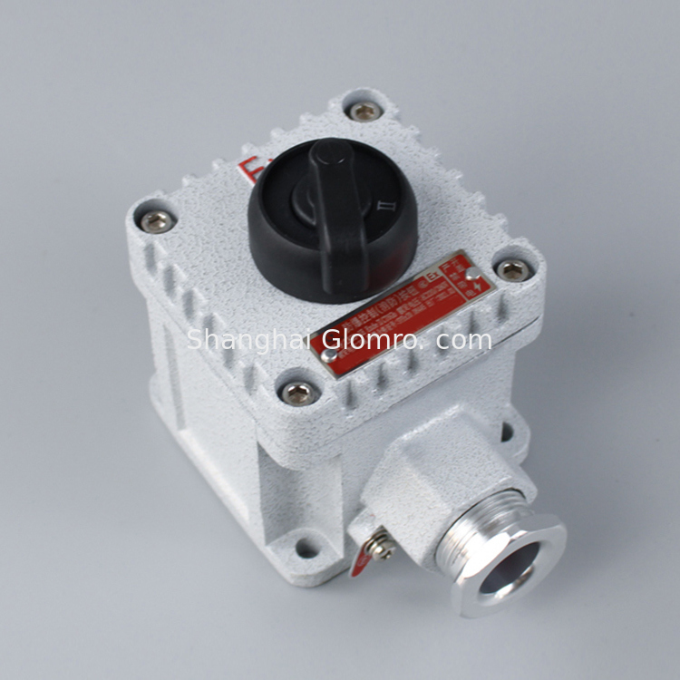 Explosion-proof fire alarm button switch Aluminum Safety Shell with Strong IP66 Dustproof & Explosion-proof Buttons
