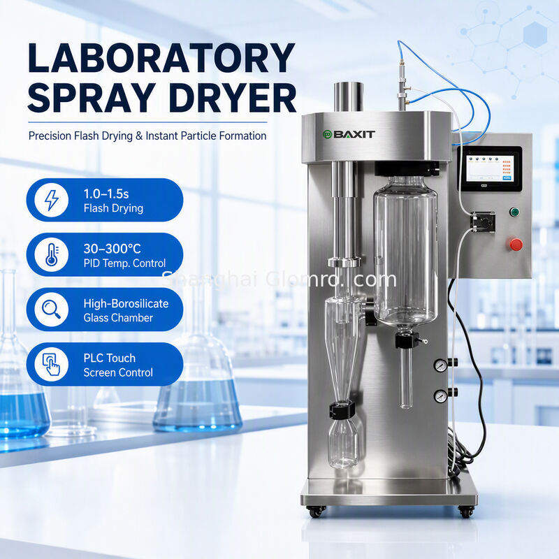 2L Capacity Laboratory Spray Dryer Stainless Steel Small Spray Drying Equipment