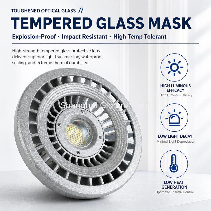 20W~120W Round LED Explosion-Proof Lamp IP66 Industrial Anti-Corrosion Explosion Resistant Lighting Fixture
