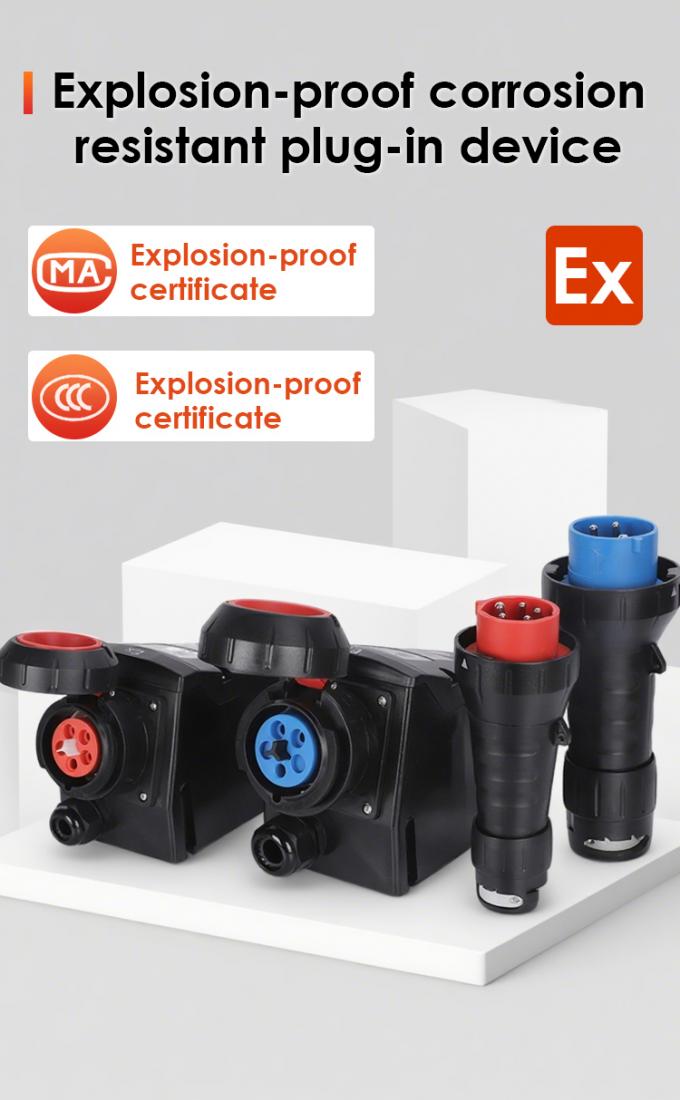 ATEX Wall Plug And Socket Bis ATEX Ip66 220V Male Plug Female Socket ...